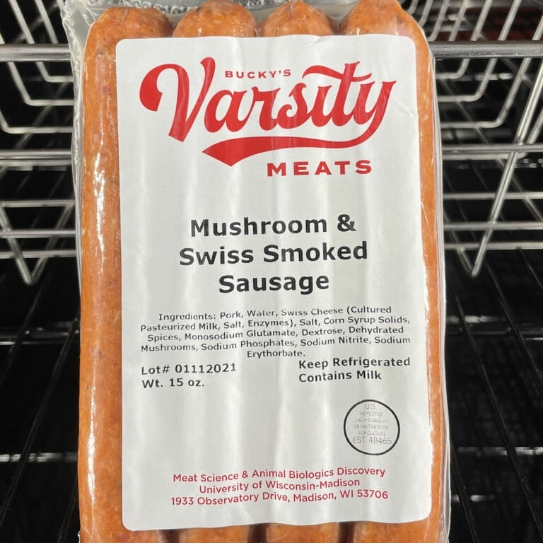 Mushroom & Swiss Smoked Sausage