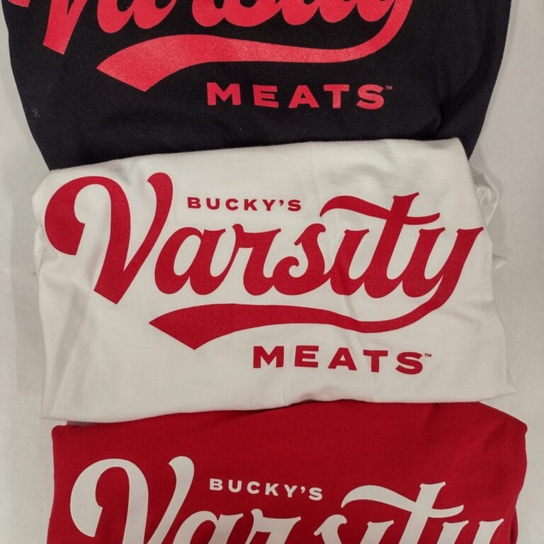Bucky's Varsity Meats Logo Shirt